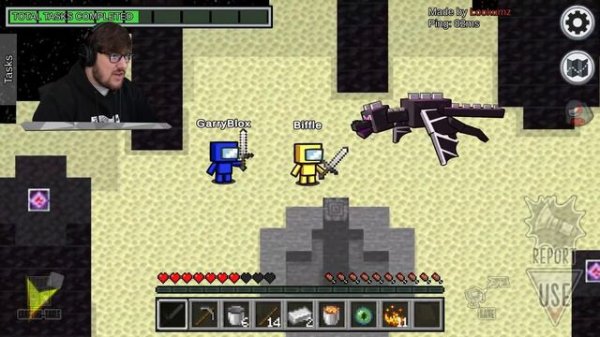 *NEW* MINECRAFT SPEEDRUN MOD in AMONG US!