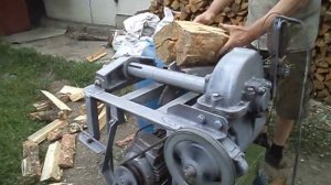 дровокол из редуктора лебёдки зил