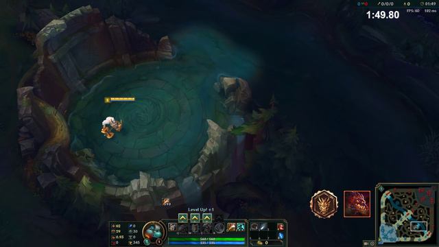 League of Legends: Poppy Level 1 Solo Dragon Preseason 6 (Patch 5.22) смотреть онлайн