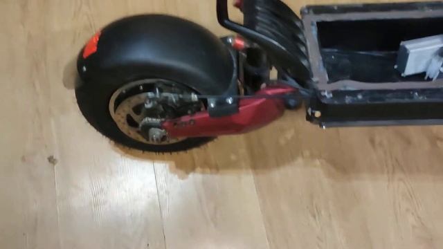 Kugoo G1(City Rider) установка шин 90/65-6 11дюймов смотреть онлайн