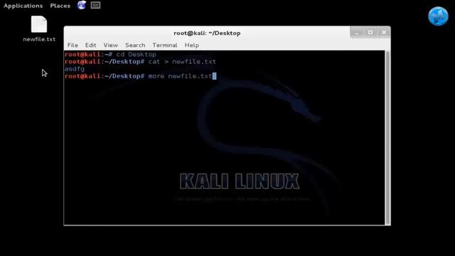 Creating a txt file using terminal the #CAT command - Kali #Linux смотреть онлайн