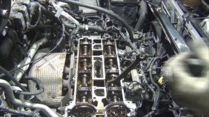 Ford Escape подготовка к замене цепи, замена маслосъемных колпачков