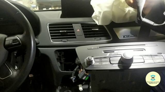 Audi Q3 снятие торпеды. смотреть онлайн