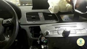 Audi Q3 снятие торпеды.