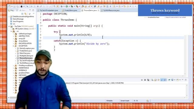 Throws vs Throws Keyword Used in Exception Handling in java смотреть онлайн