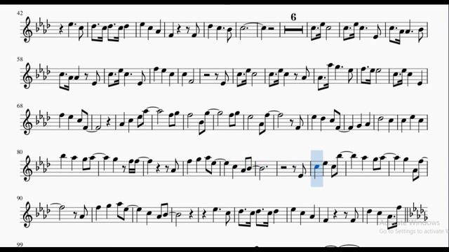 Leaves by Ben & Ben Tenor/Soprano Sax/Trumpet/Clarinet Music Sheet смотреть онлайн