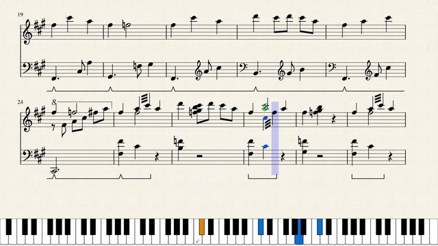 Alice mare - Playing With Dolls [Piano Sheet Music] смотреть онлайн