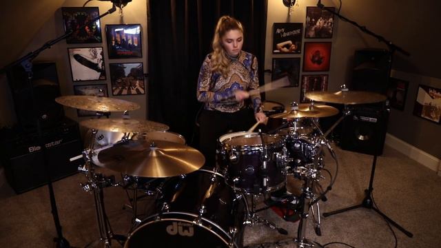 QUEEN “Crazy Little Thing Called Love” (Drum Cover)~Brooke C~ смотреть онлайн
