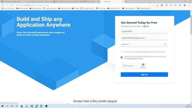 Docker ID Setup and Login into DockerHub in Azure Virtual Machine смотреть онлайн