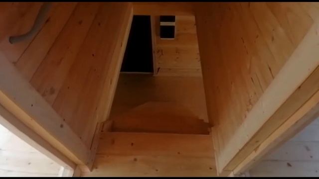 Каркасный дом 6 на 6 2 этажа. Обзор. Строительная компания Новая Дача. смотреть онлайн