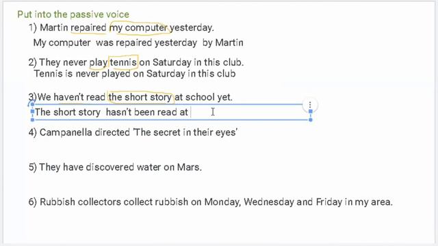 passive voice (present simple -past simple - present perfect) смотреть онлайн