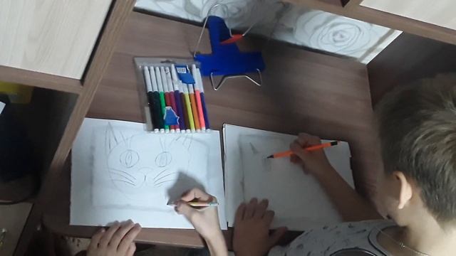 рисование кота смотреть онлайн