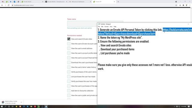 Connecting Envato API With Your WordPress Website