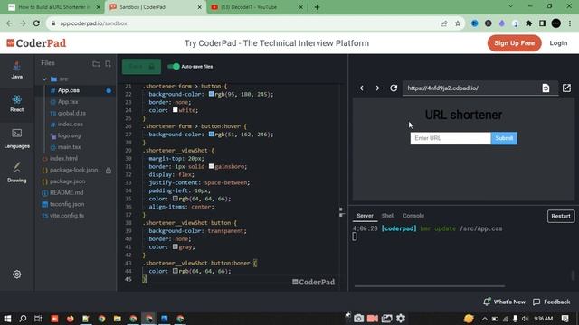 how to Build A Simple URL Shortener With React || Free Source code || смотреть онлайн