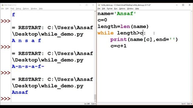 While statement in Python | Nested While Loop | எளிய விளக்கம் смотреть онлайн