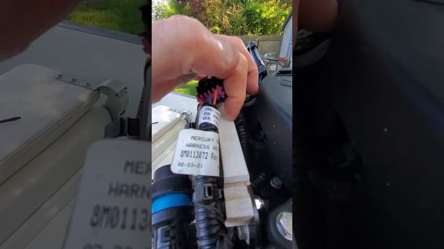 Installing Mercury Vessel View On A 60hp Mercury EFI Four Stroke Outboard