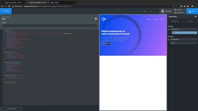 Oxygen Builder Custom Hero Section Tutorial Using Elements, Custom HTML, And CSS смотреть онлайн
