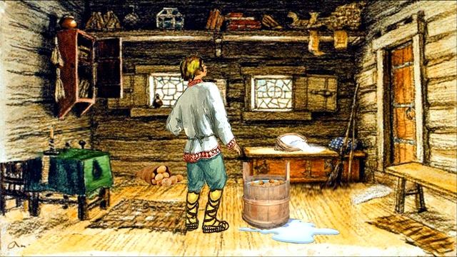 Сказка-шутка "Как Иванушка дурачок дверь стерёг" смотреть онлайн