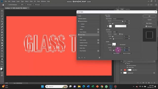 How To Creat Glass Fffect / Photoshop Tutorial / Sarif Ullahps6 смотреть онлайн
