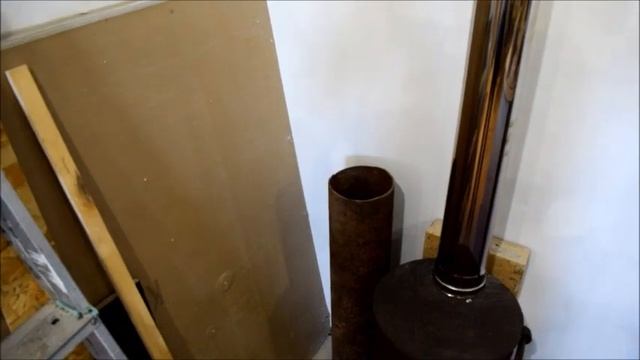 Отопление в столярной мастерской.Чудо печь. смотреть онлайн