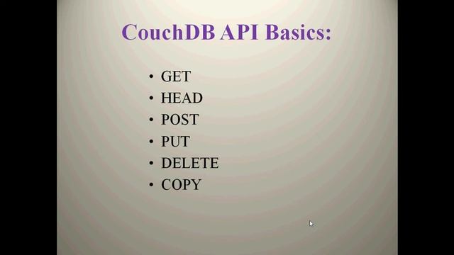 CouchDB смотреть онлайн