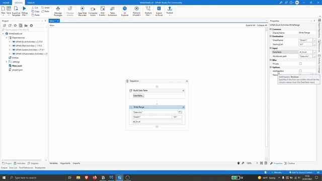 Write data on Excel - UiPath RPA Tutorial смотреть онлайн