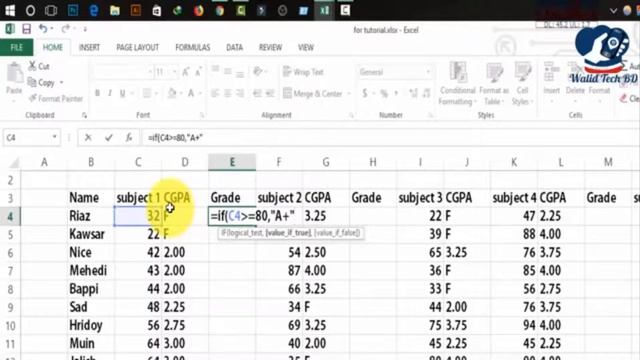 How To Make A Marksheet In Microsoft Excel | How to Calculate CGPA in MS Excel Bangla Tutorial 2020 смотреть онлайн