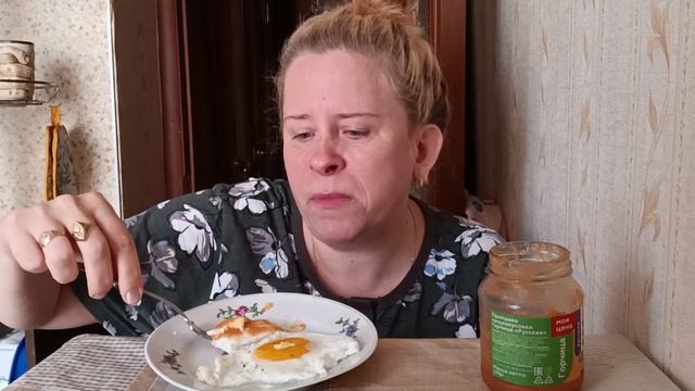 Приготовила вместе с Вами и поела/Завтрак не удался. #любашиныбудни