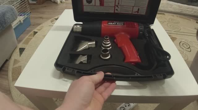 Строительный фен с AliExpress с регулировкой температуры