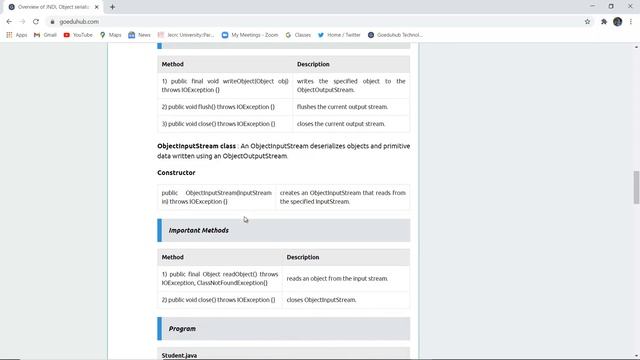 Overview of JNDI, Object serialization and Internationalization смотреть онлайн