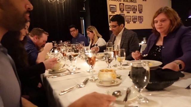 Ресторан «Чоп хаус» Чикаго. Суп. Chop House Restaurant Chicago