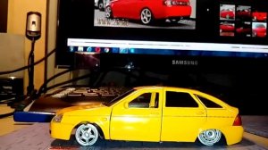 Как занизить игрушечную модель машины+110 и приора