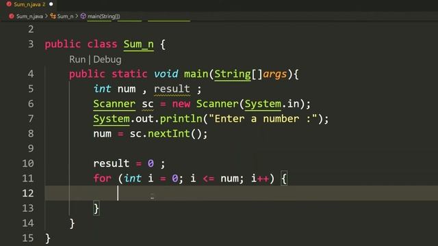 How to find sum of first n natural number | JAVA смотреть онлайн