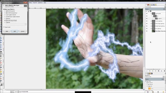 Full Tutorial - Make the Lightning Bolt Photo Using Gimp смотреть онлайн