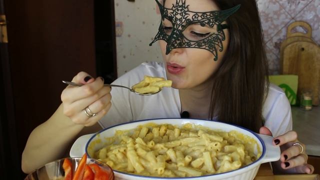 ASMR Мак&Чиз Макароны с сыром по-американски/ASMR Mukbang MAC N CHEESE смотреть онлайн