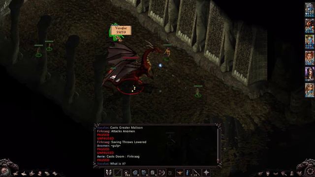 BG2EE- Kill the mighty Firkraag (Red Dragon) in the most humiliating way смотреть онлайн