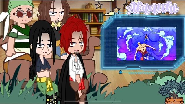 One piece ⚓️: Shanks and his crew ( Red hair pirates ) React to Luffy ??☠️!! смотреть онлайн