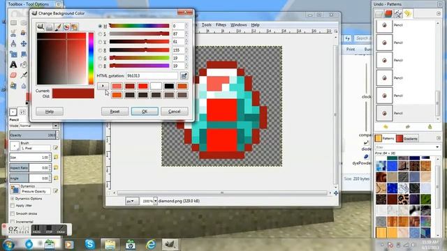 How to make Minecraft texture packs with Gimp and Winrar смотреть онлайн