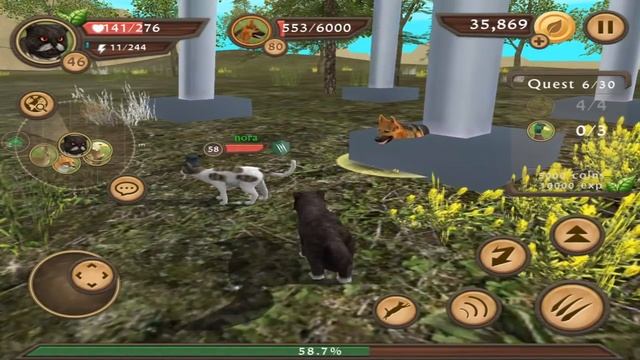 Cat Sim Online: Play With Cats -Boss Battles- Level 50 - Android / IOS - Gameplay Episode 14