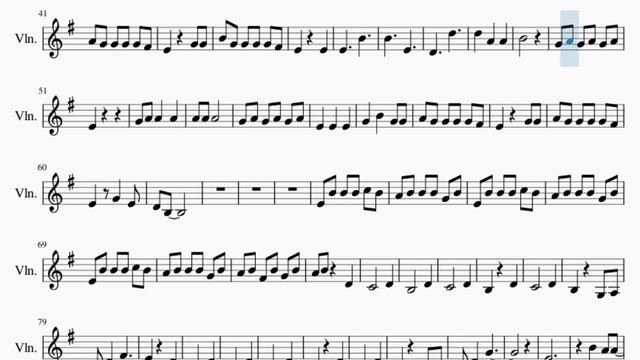 Violin Sheet Music: How to play Middle of the Night by Elley Duhe смотреть онлайн