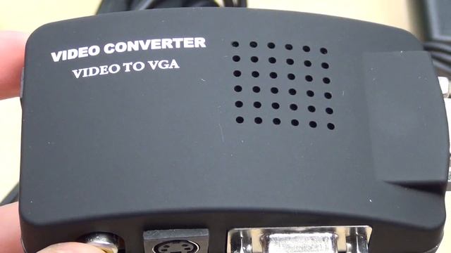 TV AV CCTV DVD DVR Composite RCA S-Video To VGA Monitor PC Adapter Converter смотреть онлайн