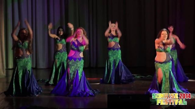FEERIYA Oriental Dance School - Adults intermediate level 2014 смотреть онлайн