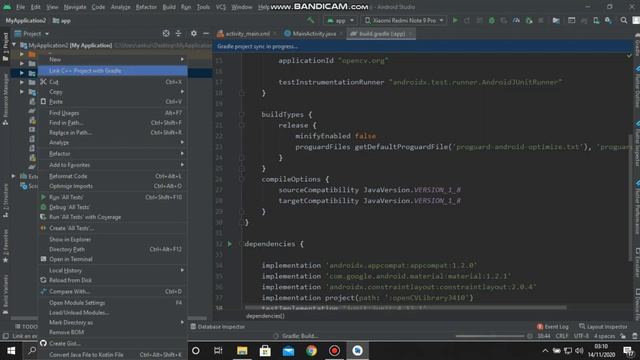 How to configure OpenCV in Android Studio 4.1 or higher смотреть онлайн