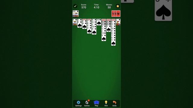 spider solitaire | full game completed смотреть онлайн