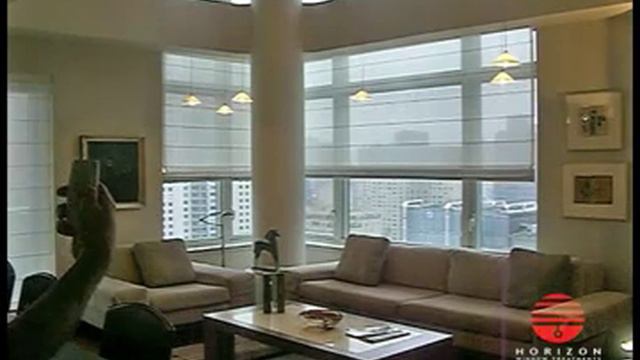 Remote Control Roman Sheer Shades - 205 East 59th Street NYC смотреть онлайн