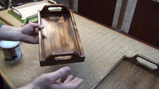 Сервировочные подносы из сосны, дуба и ясеня смотреть онлайн