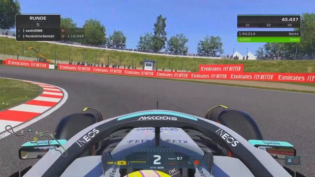 F1 22 - Japanese GP Suzuka Circuit - Onboard Lap Mercedes W13- 1:33.451 смотреть онлайн