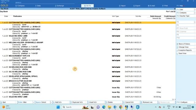 Audit Trail (Edit Log) in TallyPrime | Compliance - New Feature | Creative Softtech смотреть онлайн
