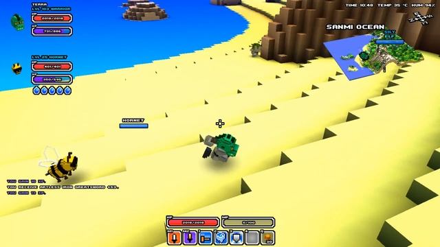 Как быстро поднять уровень в Cube World TerraCrafters2 смотреть онлайн