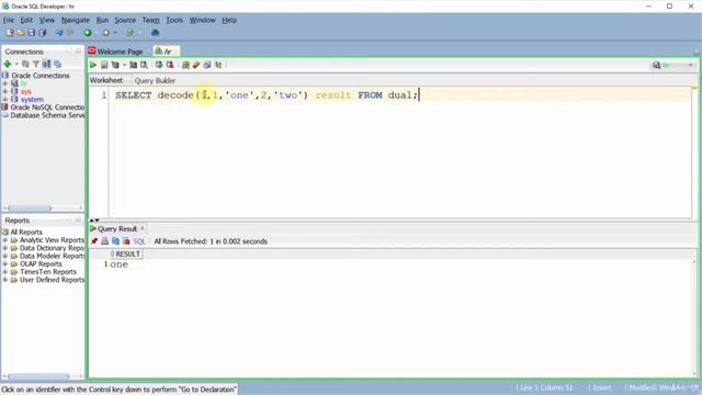 9.2 Conditional Expressions Oracle Conditional Expressions -[DECODE Function] смотреть онлайн
